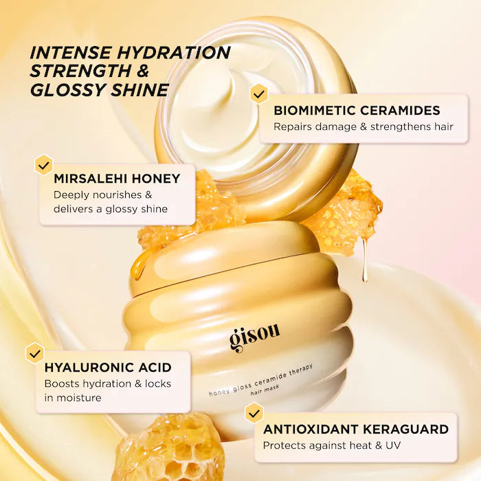 Honey Gloss Ceramide Therapy Hydrating Hair Mask Mini - Gisou