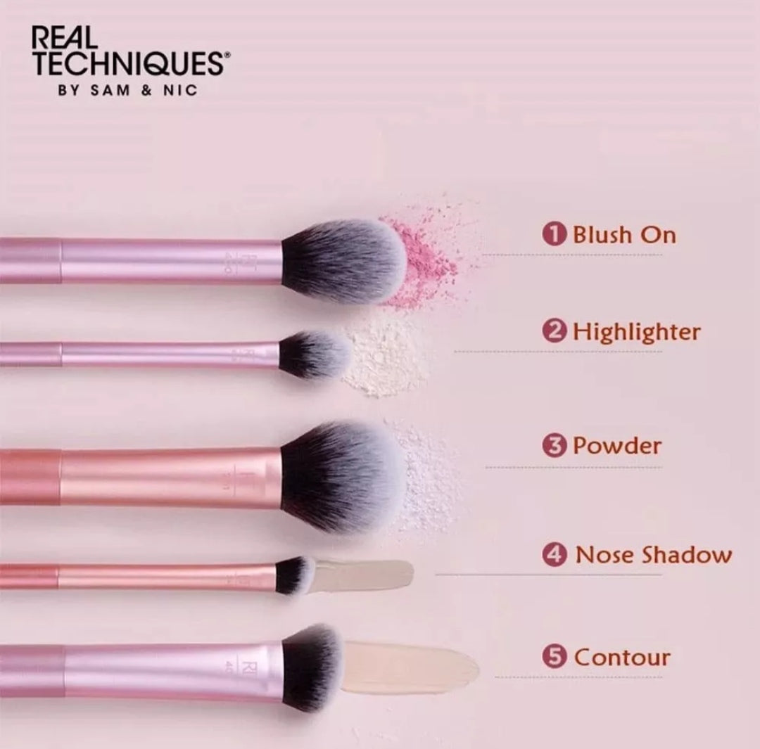 Real Techniques - Set de brochas face essentials