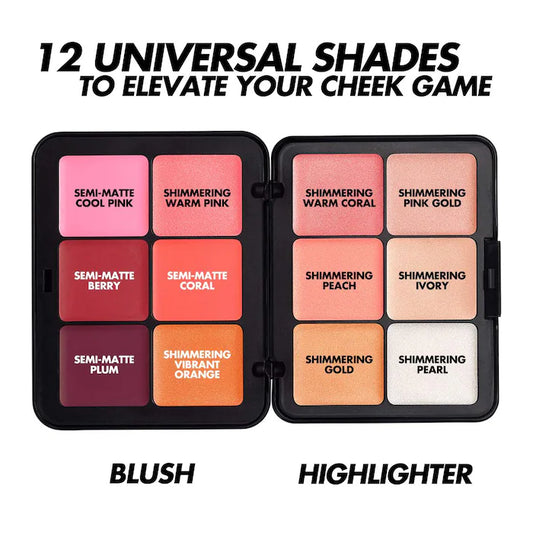 HD Skin Blush & Glow Longvwear Cream Face Palette - Makeup Forever